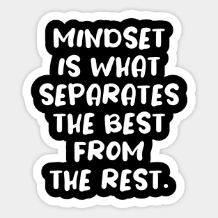 Mindset motivational growth tshirt Sticker